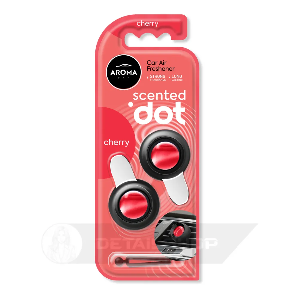 Автомобільний мембранний ароматизатор Aroma Car Scented Dot Double - Cherry (120115)