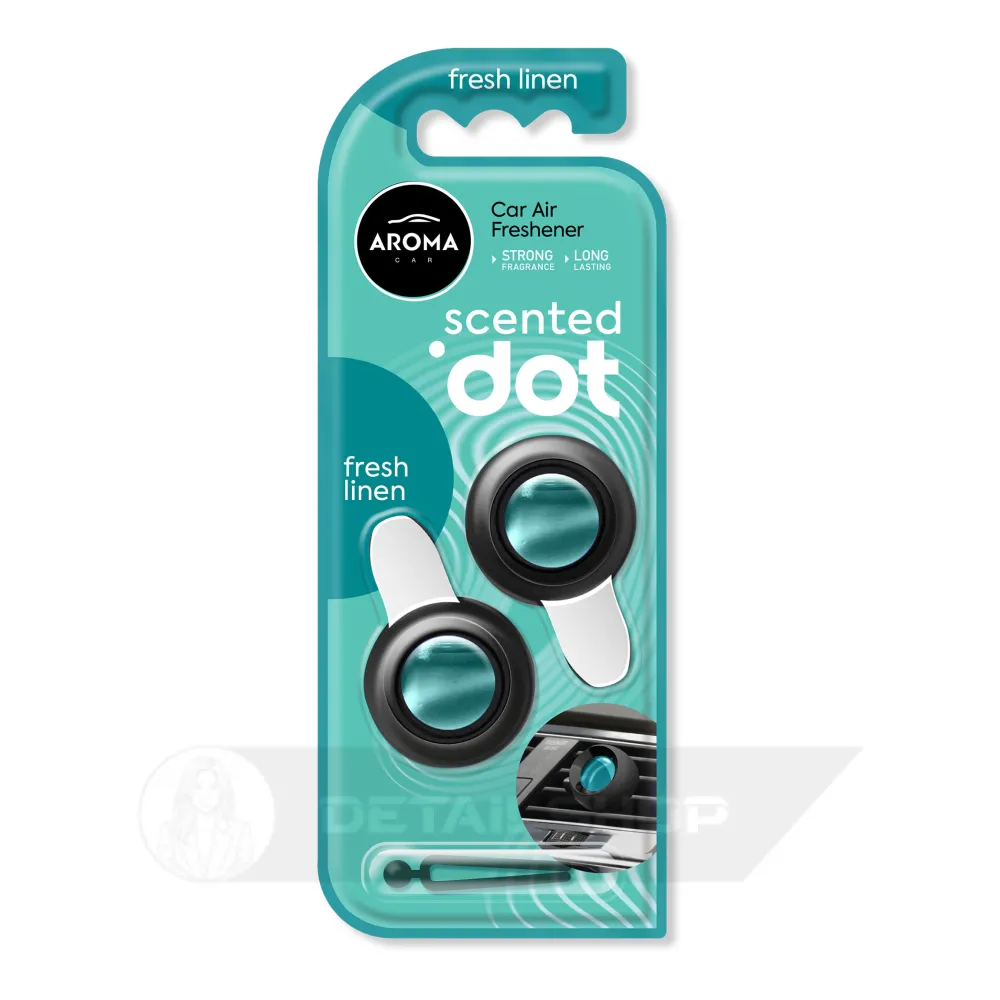 Автомобільний мембранний ароматизатор Aroma Car Scented Dot Double - Fresh Linen (120139)