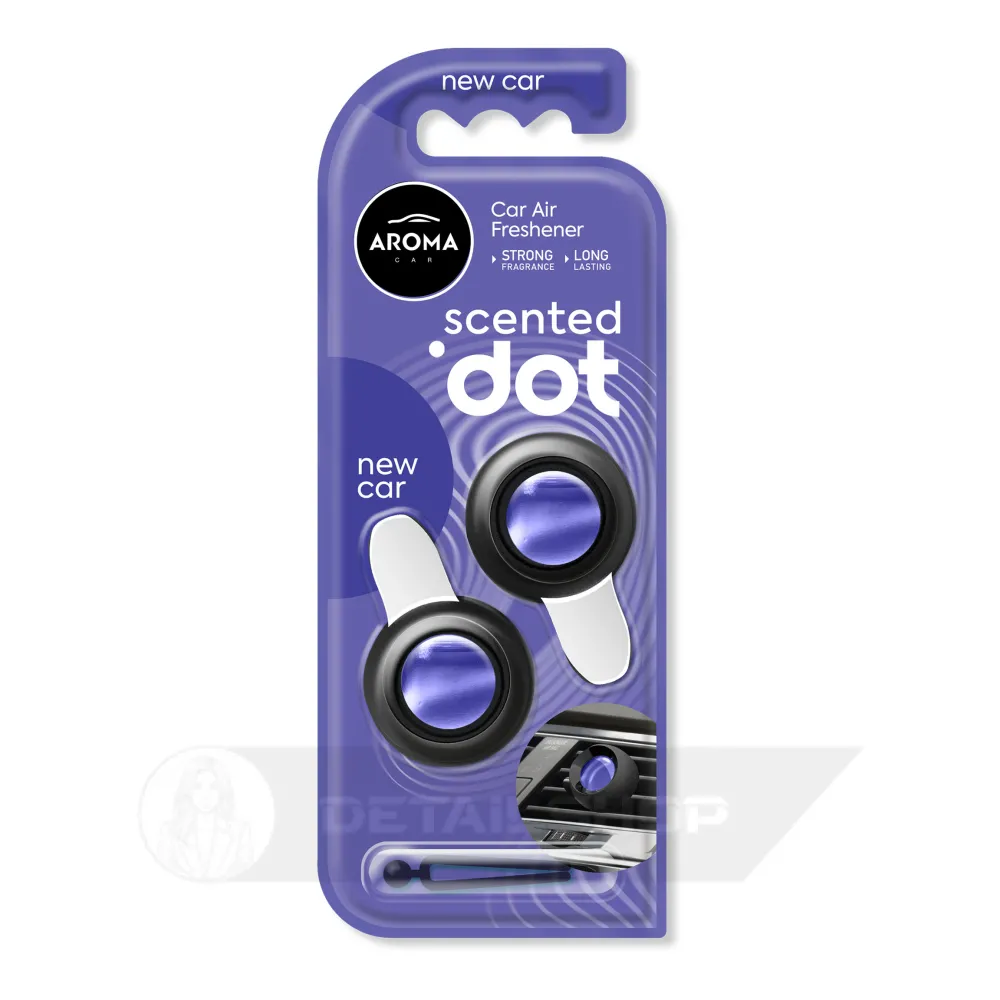 Автомобільний мембранний ароматизатор Aroma Car Scented Dot Double - New Car (120146)