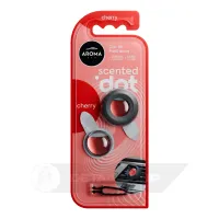 Автомобільний мембранний ароматизатор Aroma Car Scented Dot+Refill - Cherry (120351)