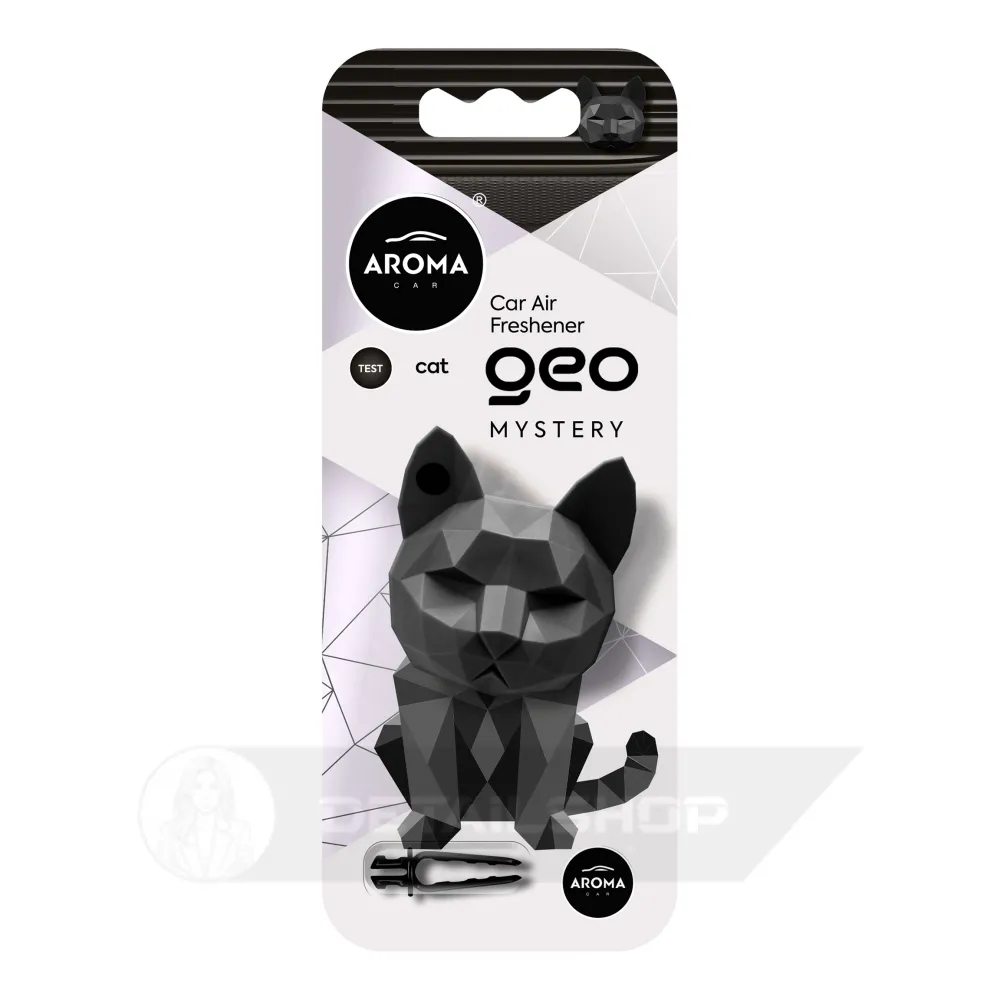 Автомобільний полімерний ароматизатор Aroma Car GEO Cat - Mystery (120580)