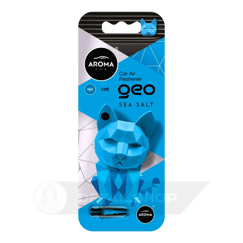 Автомобільний полімерний ароматизатор Aroma Car GEO Cat - Sea Salt (121488)
