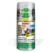 Очищувач кондиціонера антибактеріальний 100 мл SONAX Klima Power Cleaner AirAid - green lemon (323400)