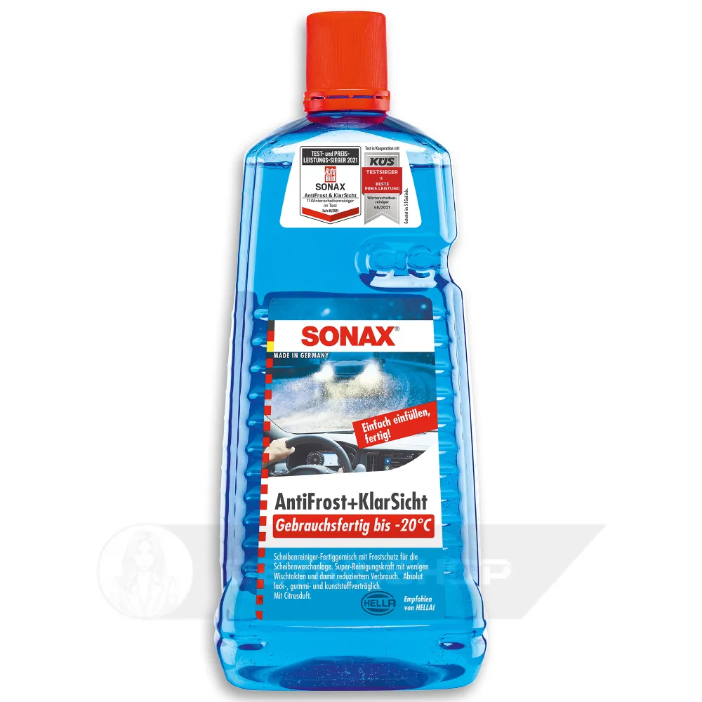 Омивач скла зимовий -20°С 2 л SONAX Antifrost + KlarSicht gebrauchsfertig bis (332541)