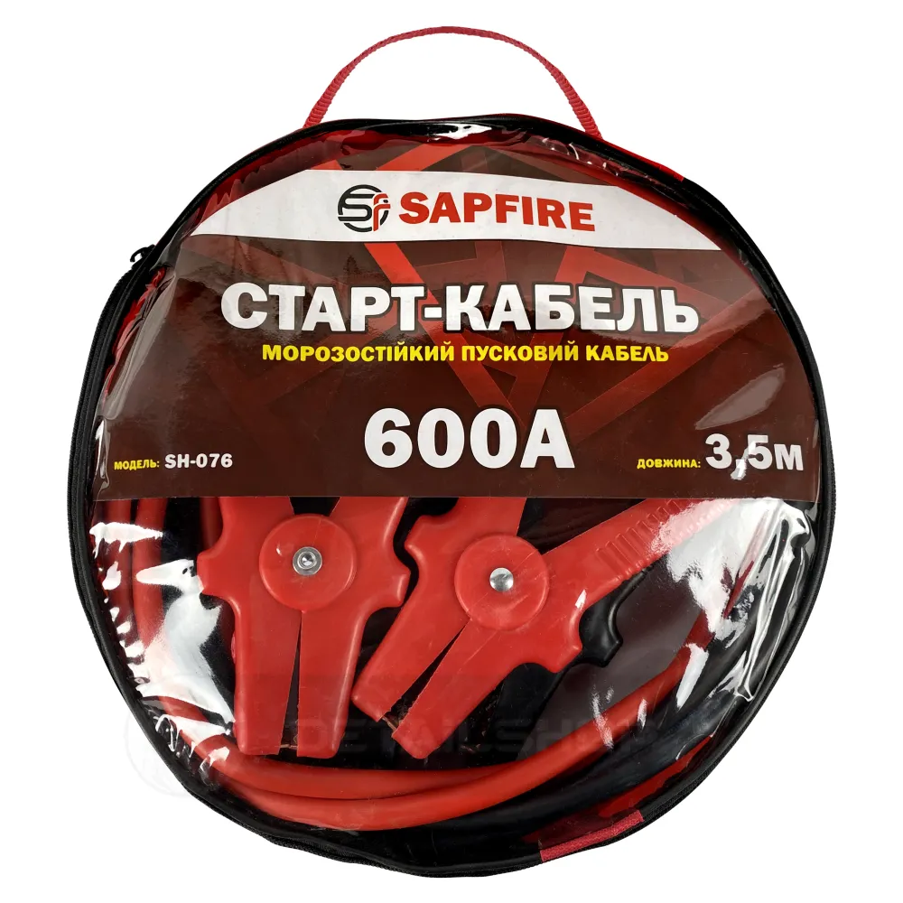 Старт-кабель 600 А 3,5 м SH-076 SAPFIRE (400717)