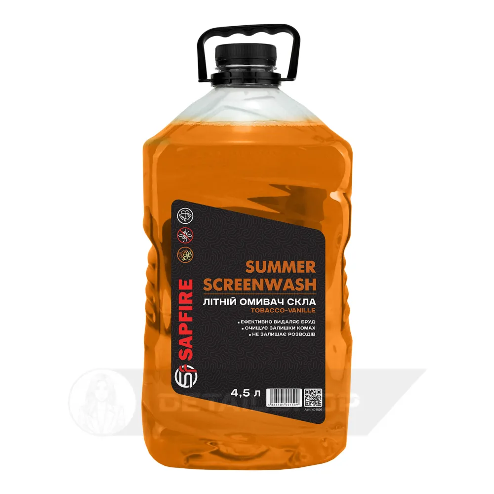 Омивач скла літній SAPFIRE Summer Screenwash 4,5 л - Tobacco Vanille (401509)