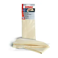 Серветка з натуральної шкіри преміум класу 59х38 см SONAX Premiumleder (416300)
