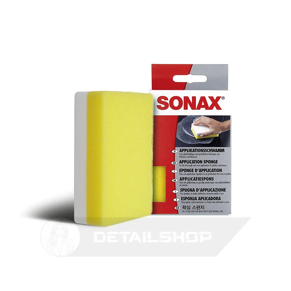 Губка для нанесення поліролей, восків, засобів по догляду SONAX Application Sponge (417300)