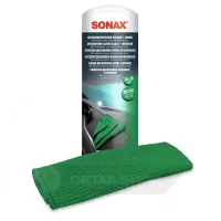 Серветка з мікрофібри для скла та інтер'єру 38х38 см SONAX MicrofaserTuch Scheibe+Innen (498400)
