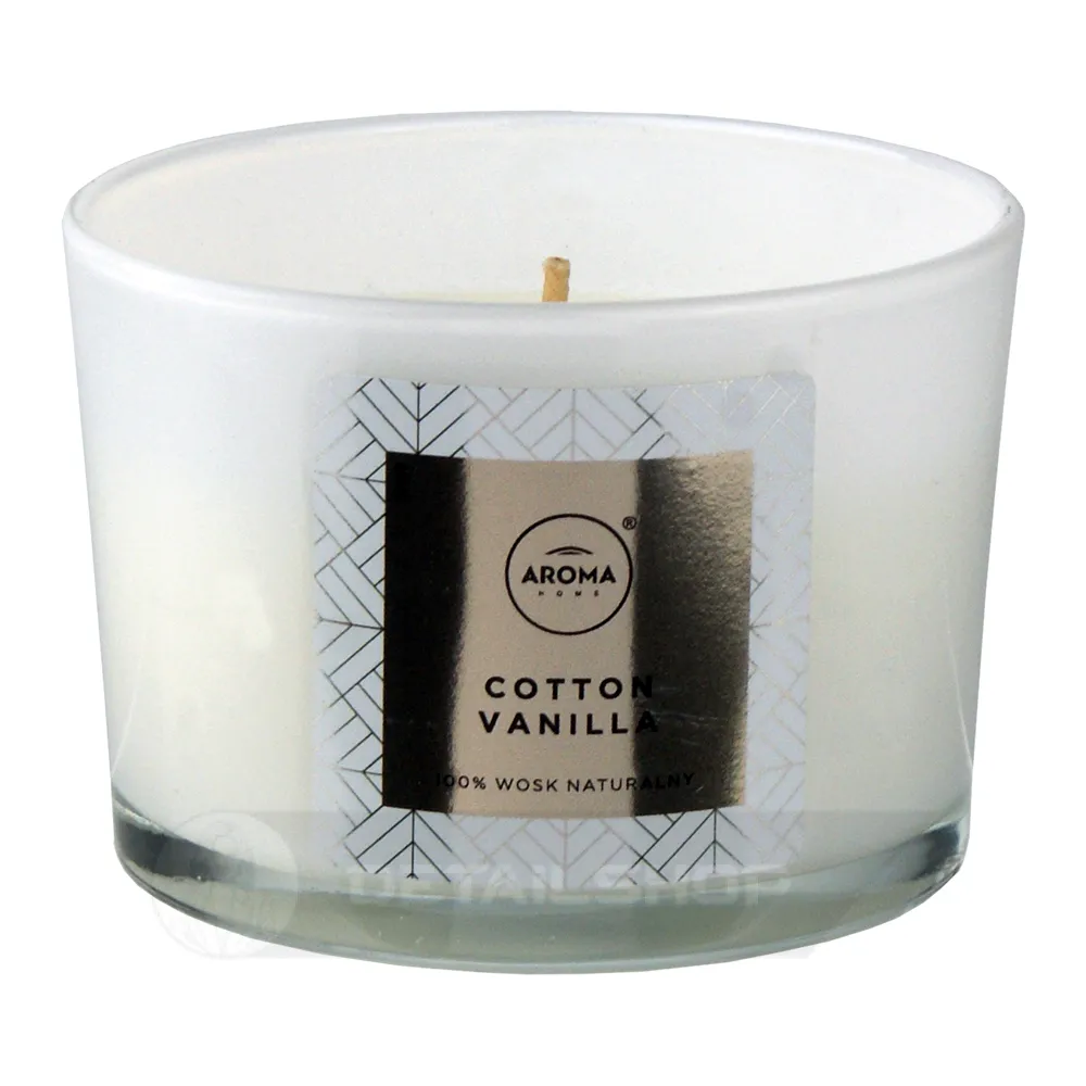 Ароматична свічка Aroma Home Elegance - Cotton Vanilla 115 г (836650)