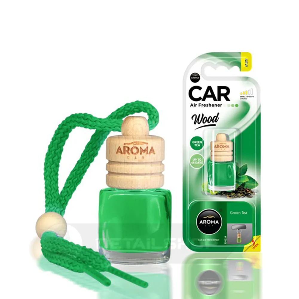 Автомобильный ароматизатор Aroma Car Wood - Green Tea 6 мл (631197)