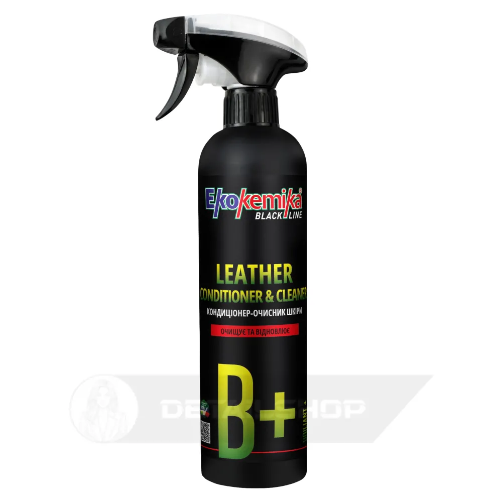 Кондиціонер-очисник шкіри 500 мл Ekokemika Black Line LEATHER CONDITIONER&CLEANER (780576)