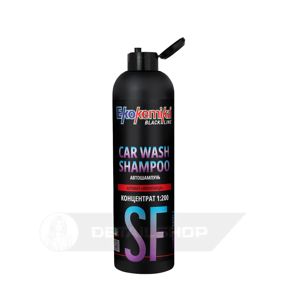 Автошампунь з ароматом полуниці 500 мл Ekokemika Black Line CAR WASH SHAMPOO (780620)