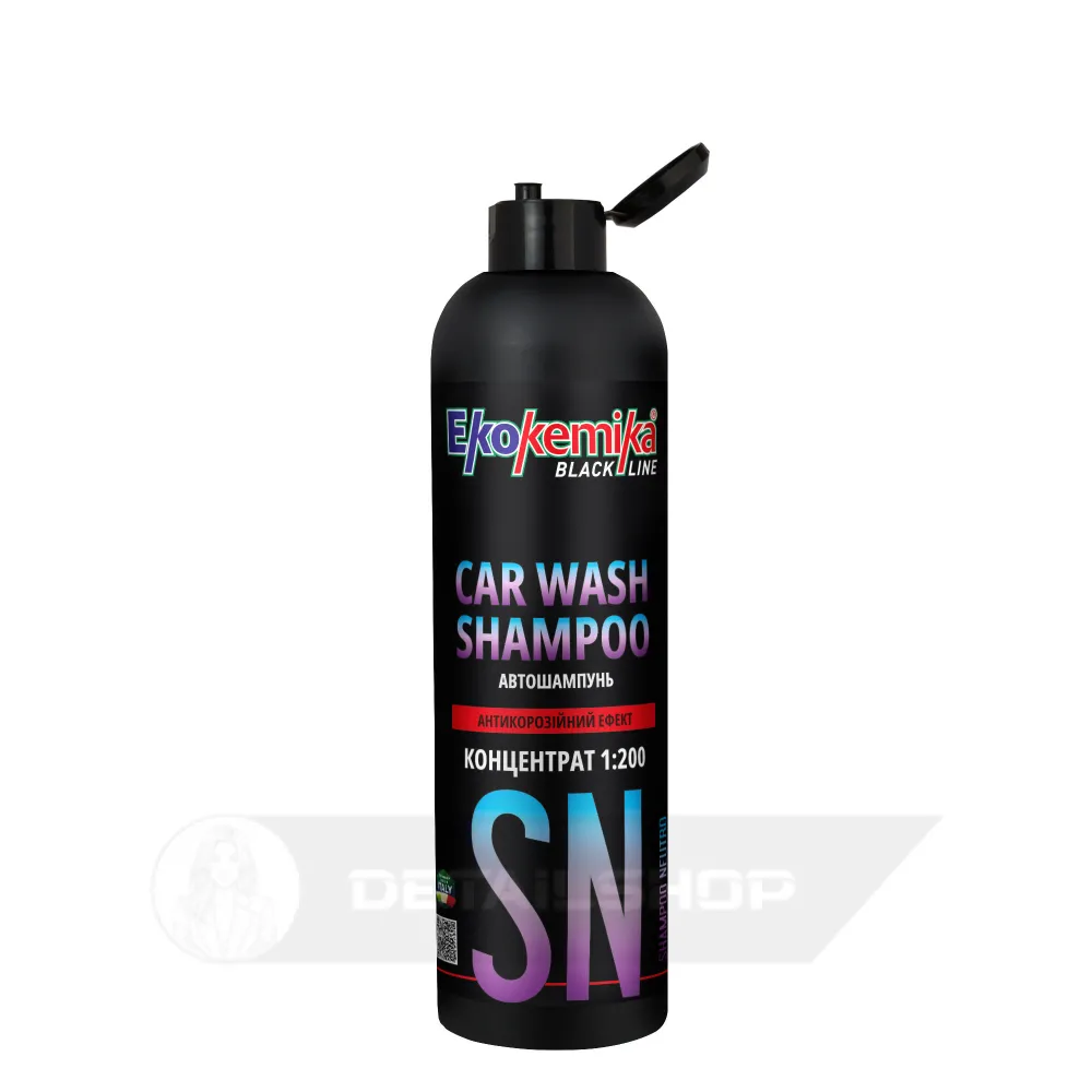 Автошампунь з антикорозійним ефектом 500 мл Ekokemika Black Line CAR WASH SHAMPOO (780644)