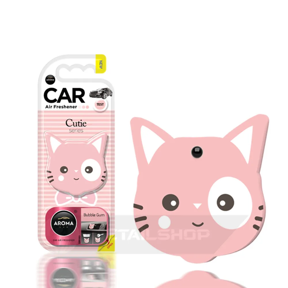 Автомобільний ароматизатор Aroma Car Art Cats Cutie - Bubble Gum (831976)