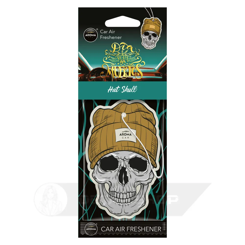 Автомобільний ароматизатор Aroma Car Dia De Los Muertos - Hat Skull (83278)