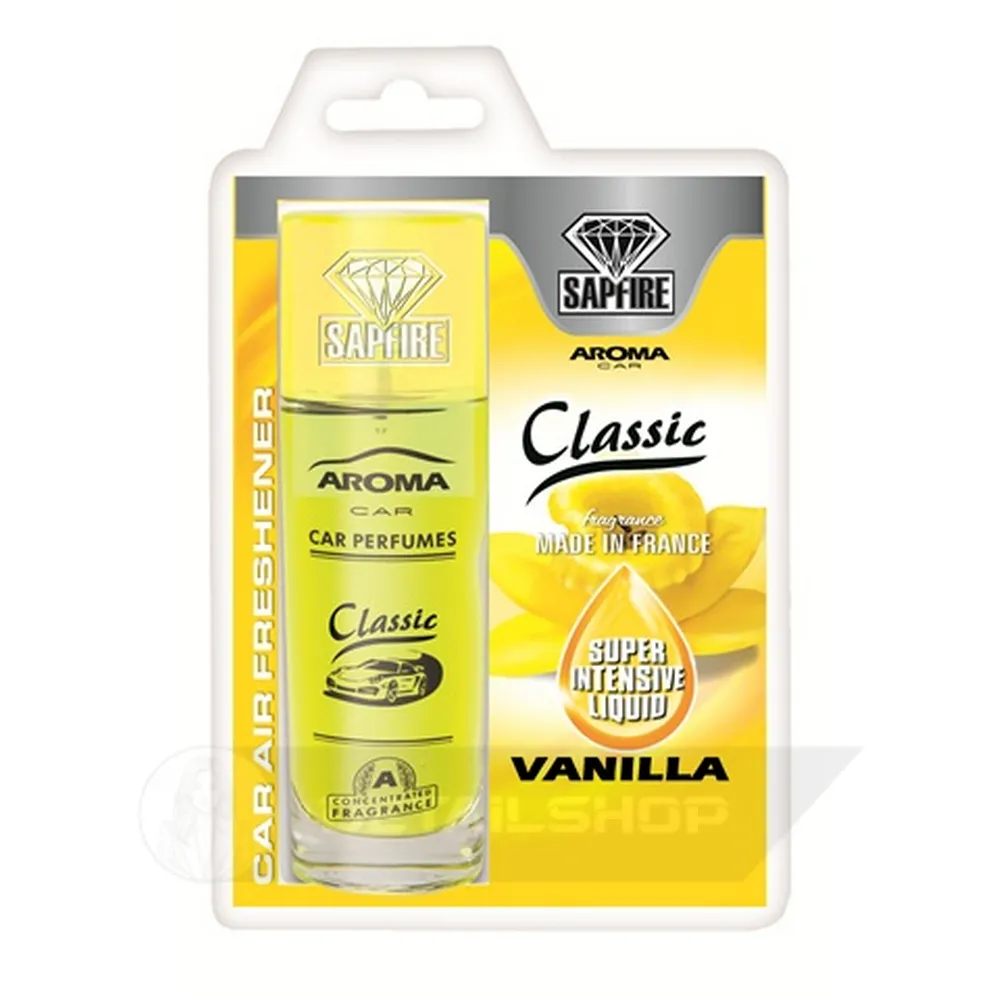 Автомобільний ароматизатор SAPFIRE Aroma Car Pump Spray Classic - Vanilla 50 мл (920567)