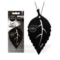 Автомобільний ароматизатор Aroma Car Leaf - Black (920888)