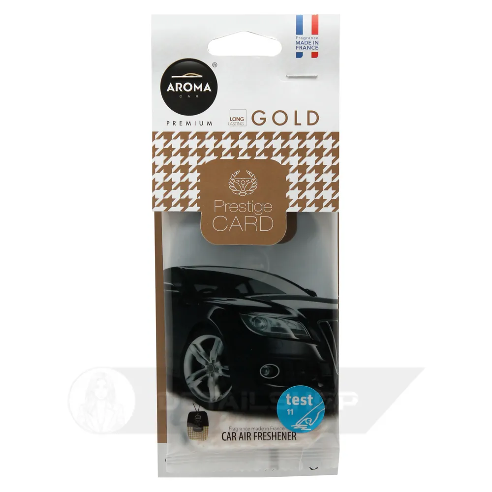 Автомобільний ароматизатор Aroma Car Prestige Card - Gold (926668)