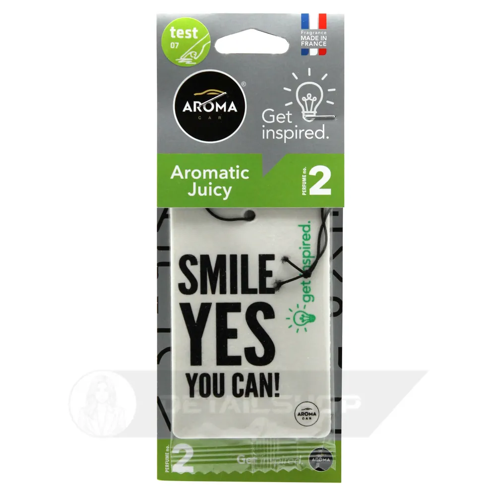Автомобільний ароматизатор Aroma Car Get Inspired - Aromatic Juicy (927276)