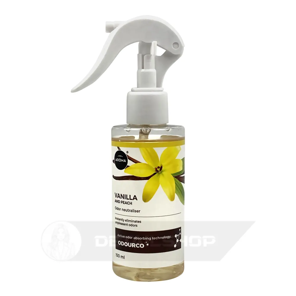 Нейтралізатор запаху 150 мл Ваніль з Персиком Aroma Home Basic Line ODOURCO® (928532)