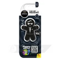 Автомобільний ароматизатор Aroma Car Manny - Black (92993)