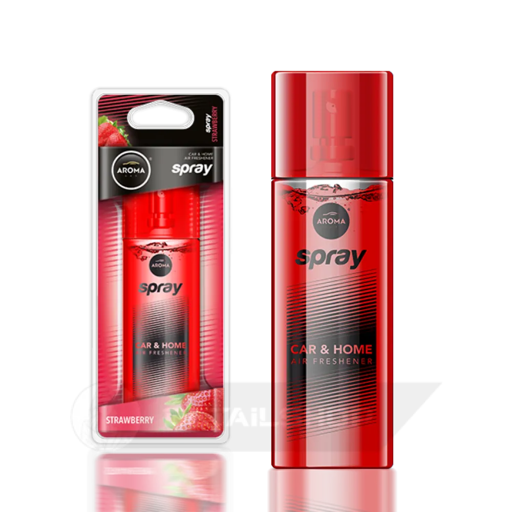 Автомобільний ароматизатор Aroma Car Pump Spray - Strawberry 50 мл (927962)