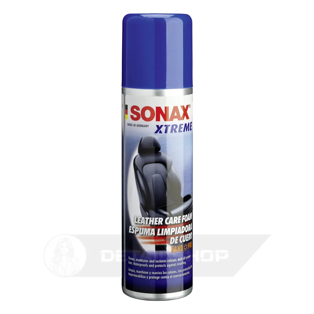 Піна-очисник шкіри салону автомобіля 250 мл SONAX XTREME Lederpflegeschaum (289100)
