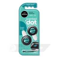 Автомобільний мембранний ароматизатор Aroma Car Scented Dot Double - Fresh Linen (120139)