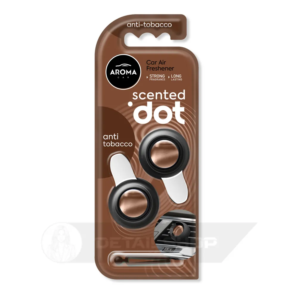 Автомобільний мембранний ароматизатор Aroma Car Scented Dot Double - Anti Tobacco (120153)