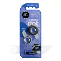 Автомобільний мембранний ароматизатор Aroma Car Scented Dot+Refill - New Car (120320)