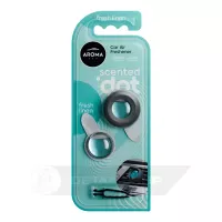 Автомобільний мембранний ароматизатор Aroma Car Scented Dot+Refill - Fresh Linen (120337)
