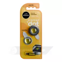 Автомобільний мембранний ароматизатор Aroma Car Scented Dot+Refill - Vanilla (120344)