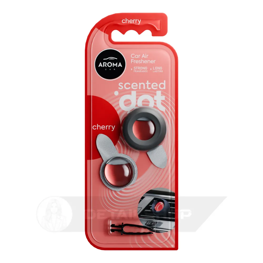 Автомобільний мембранний ароматизатор Aroma Car Scented Dot+Refill - Cherry (120351)