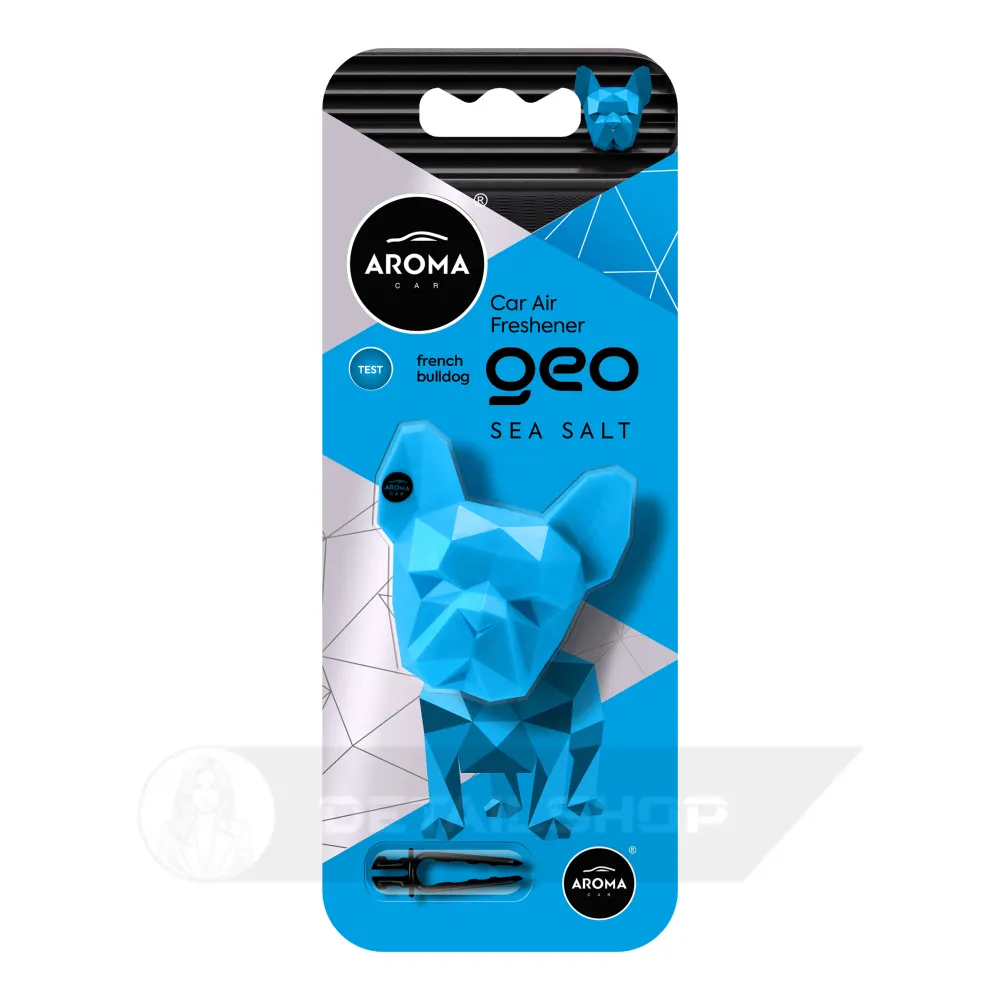 Автомобільний полімерний ароматизатор Aroma Car GEO Dog - Sea Salt (121549)