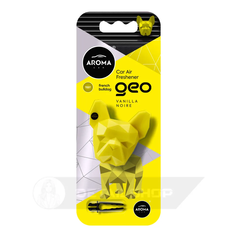 Автомобільний полімерний ароматизатор Aroma Car GEO Dog - Vanilla Noire (121570)