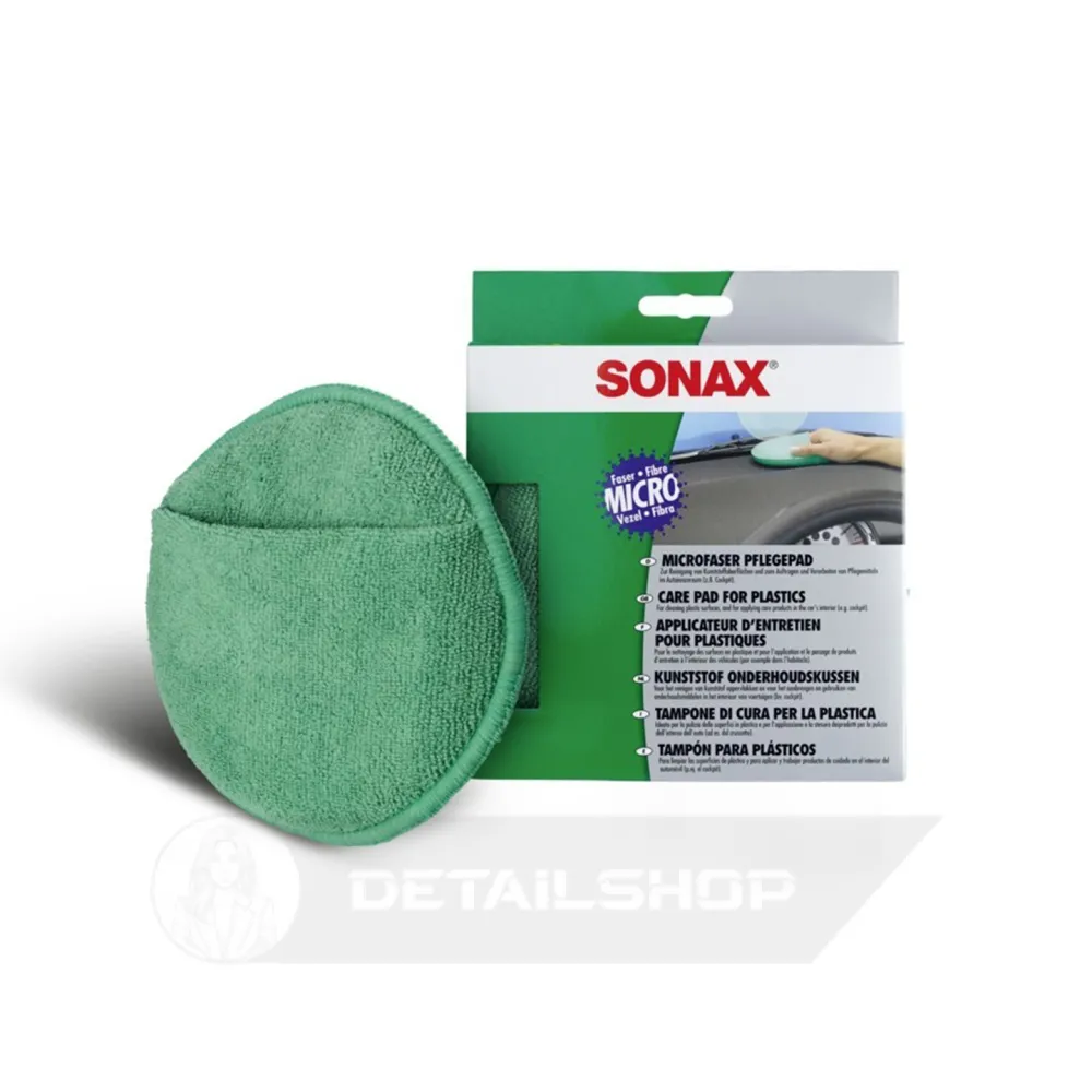 Аплікатор з мікрофібри для шкіри і пластика SONAX Microfaserpflegepad (417200)
