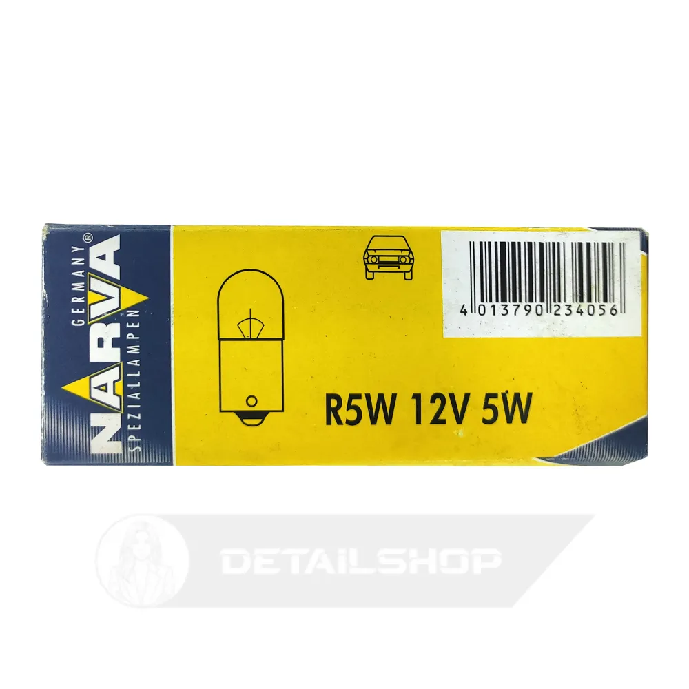 Лампа автомобільна сигнальна NARVA R5W 17171 10 шт (234056)