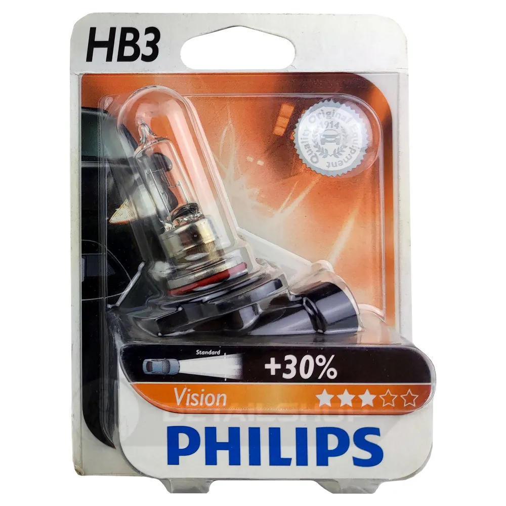 Лампа автомобільна галогенна PHILIPS Vision +30% HB3 9005PRB1 1 шт (247247)