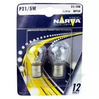 Лампа автомобільна сигнальна NARVA P21/5W 17916 2 шт (268181)