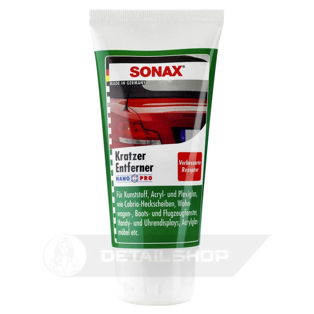 Поліроль для фар, акрилу, пластика 75 мл SONAX Scratch Remover NanoPro (305000)