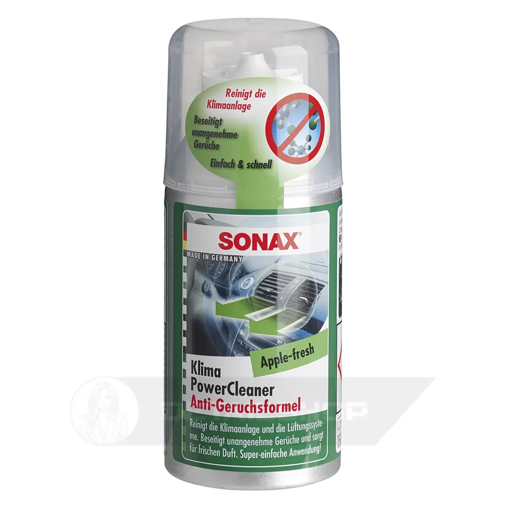 Очищувач кондиціонера антибактеріальний 100 мл SONAX KlimaPowerCleaner AirAid - apple fresh (323200)