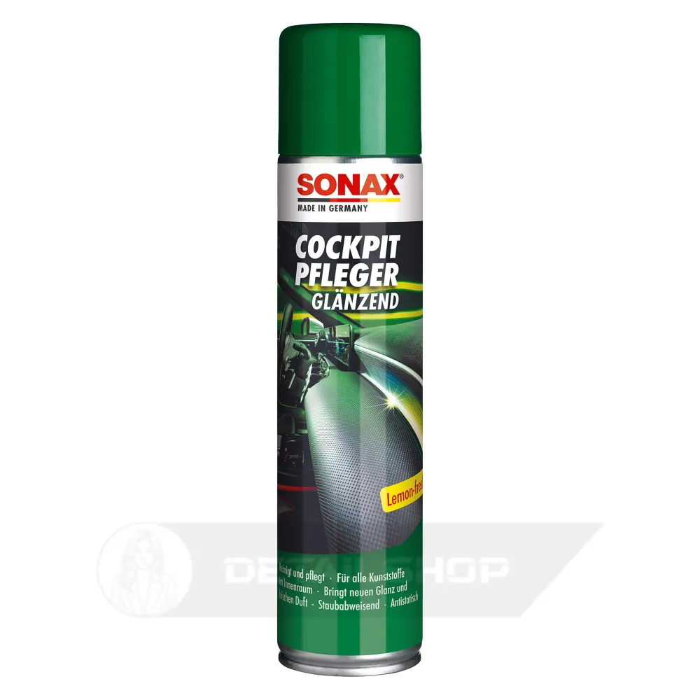 Очищувач пластика глянцевий 400 мл SONAX Cockpitpfleger - lemon-fresh (343300)