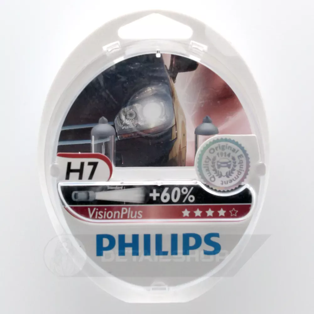 Лампа автомобільна галогенна PHILIPS VisionPlus H7 12972VP 2 шт (399387)