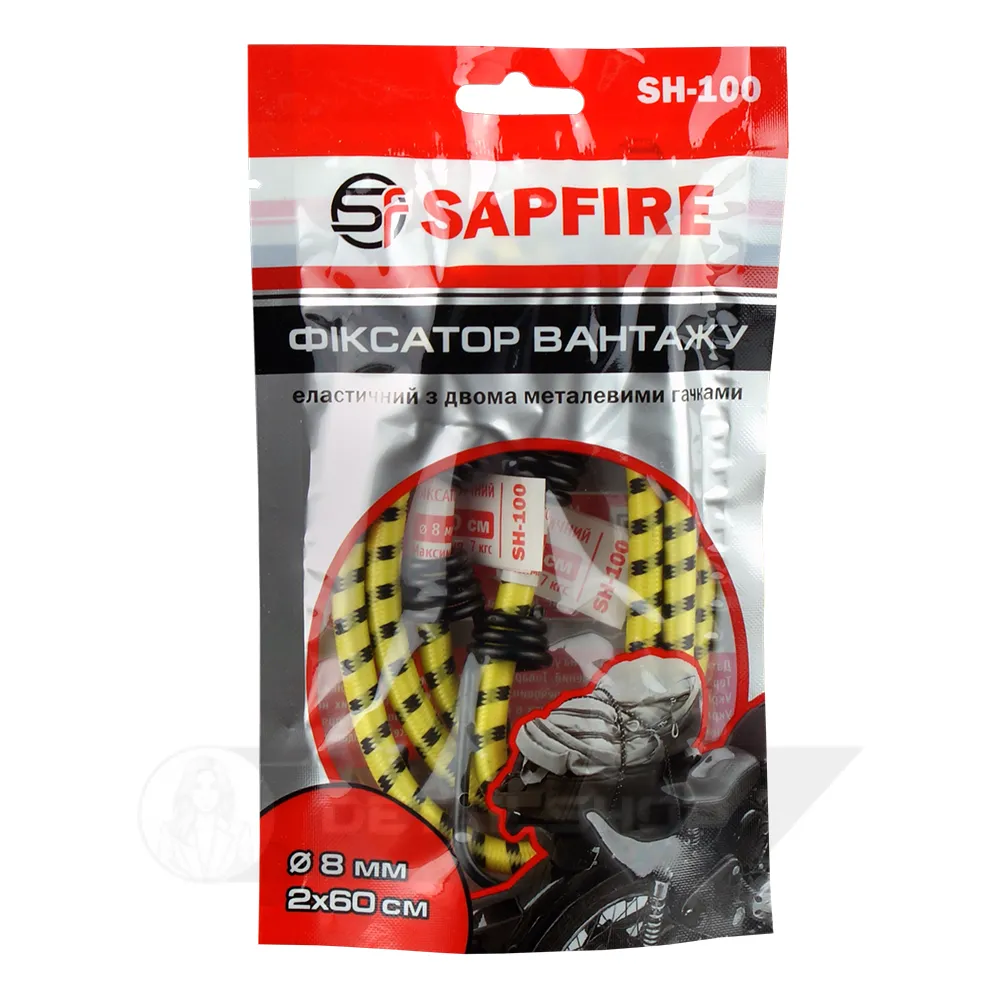 Фіксатор вантажу еластичний 60 см SAPFIRE SH-100 (400670)