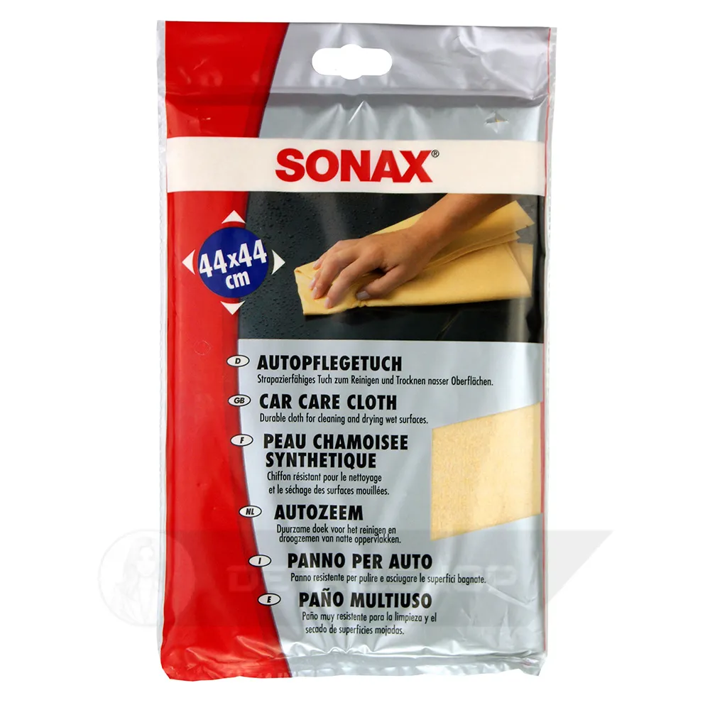 Серветка із синтетичної замші 44х44 см SONAX Autopflegetuch (419200)
