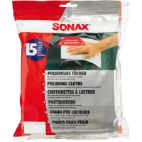 Екстрам’які серветки для фінішного полірування кузова 15 шт SONAX Polishing Cloths (422200)