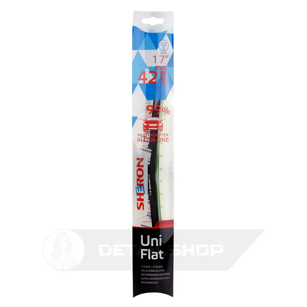 Щітка склоочисника безкаркасна 425 мм Uni flat SHERON (000591)
