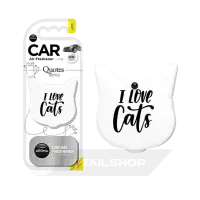 Автомобільний ароматизатор Aroma Car Art Cats Quotes - Fresh Linen (831952)