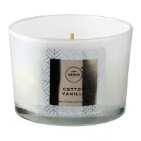 Ароматична свічка Aroma Home Elegance - Cotton Vanilla 115 г (836650)